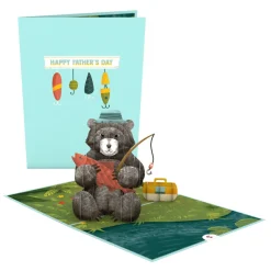 Lovepop Father'S Day 6/15|Dad|Father’s Day Fishing Bear Pop-Up Card
