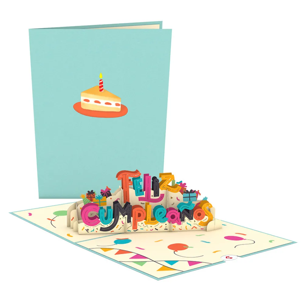 Lovepop Birthday|Feliz Cumpleaños Pop-Up Card