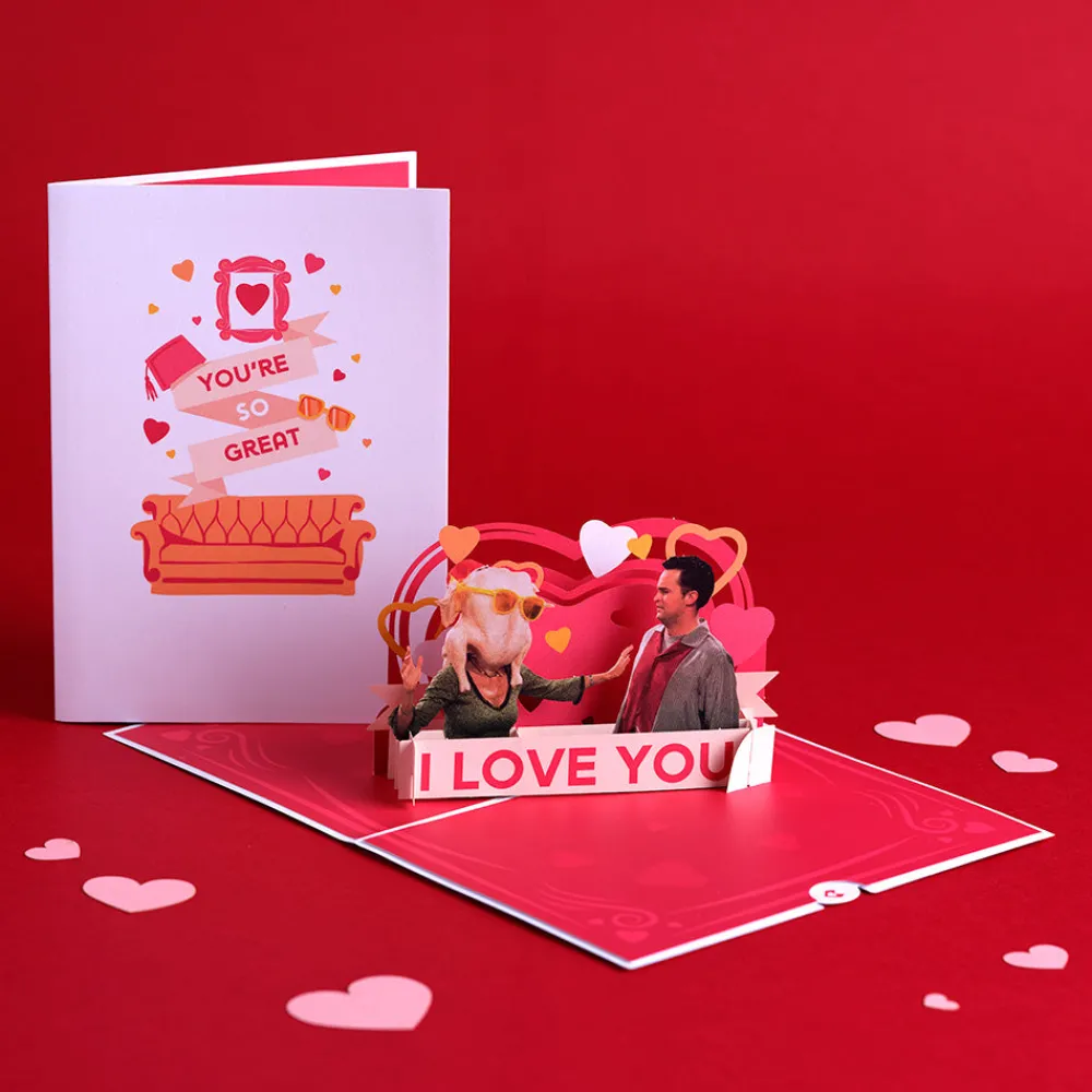 Lovepop Anniversary|Valentine'S Day 2/14|Friends You're So Great, I Love You Pop-Up Card