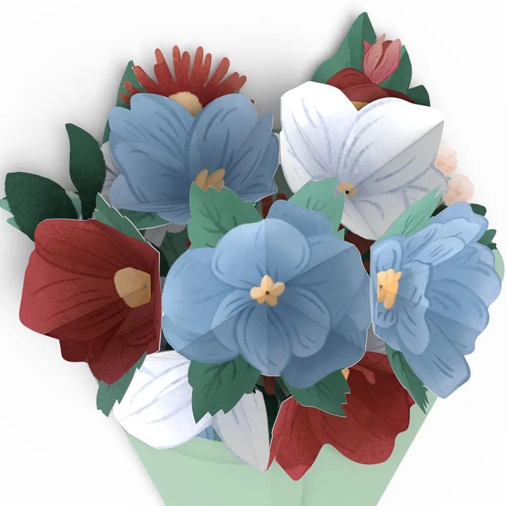 Lovepop Her|Frosted Floral Little Blooms (Notecard 5-Pack)