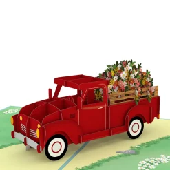Lovepop Greeting Cards|Retirement|Garden Truck Pop-Up Card