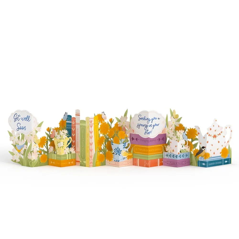 Lovepop Decor|Get Well|Get Well Soon Loooooong Card™ (Expands to 2 feet)