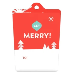 Lovepop Christmas 12/25|Kids|Gift Tag 4-Pack: Disney's Mickey Mouse Merry Holiday