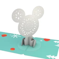 Lovepop Christmas 12/25|Kids|Gift Tag 4-Pack: Disney's Mickey Mouse Merry Holiday