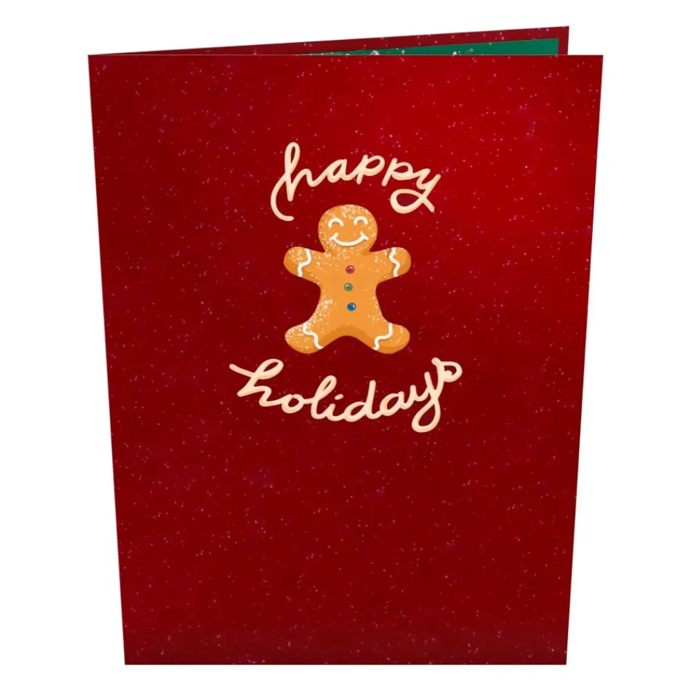 Lovepop Greeting Cards|Christmas 12/25|Gingerbread House Pop-Up Card