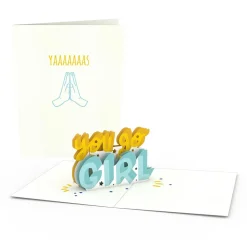 Lovepop Notecards|Just Because|Girl Power Notecards (Assorted 4-Pack)