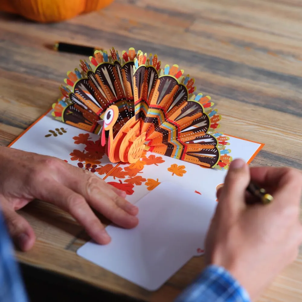 Lovepop Thanksgiving 11/27|Gobble Till You Wobble Turkey Pop-Up Card