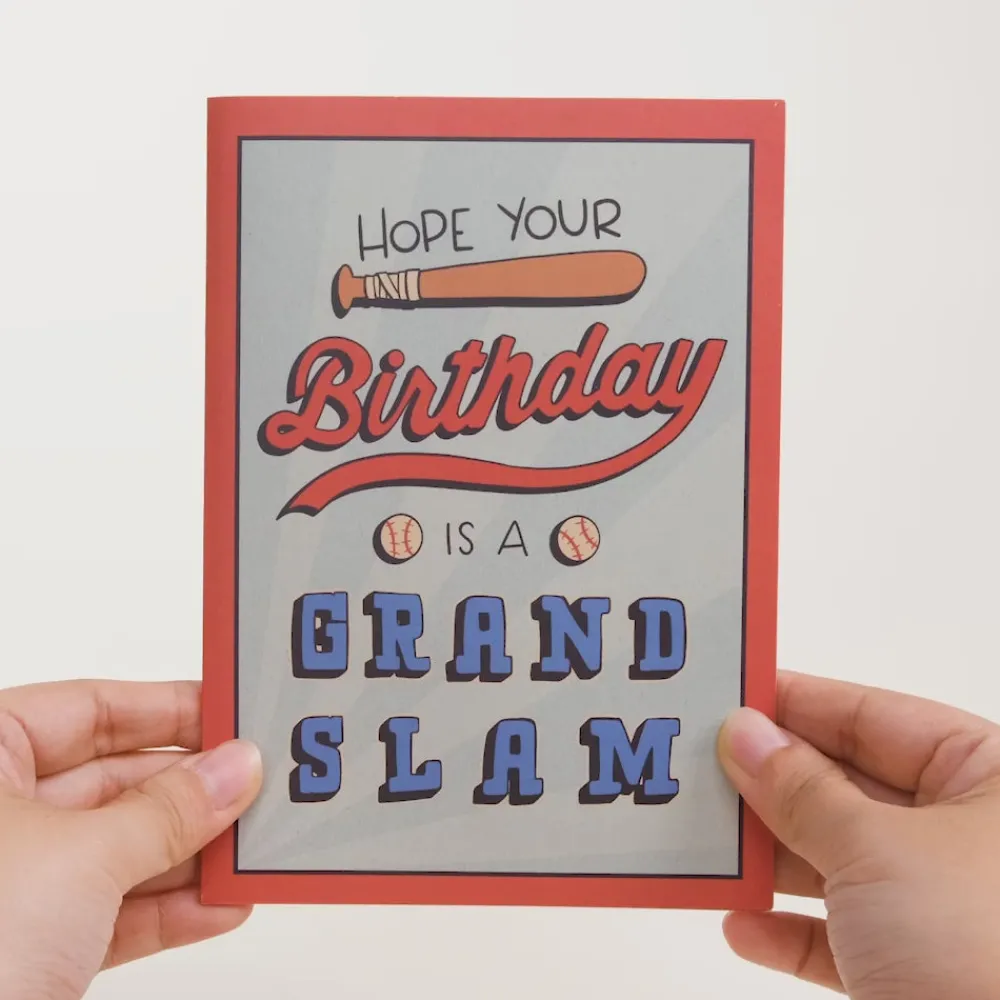 Lovepop Greeting Cards|Birthday|Grand Slam Birthday Baseball Pop-Up Card