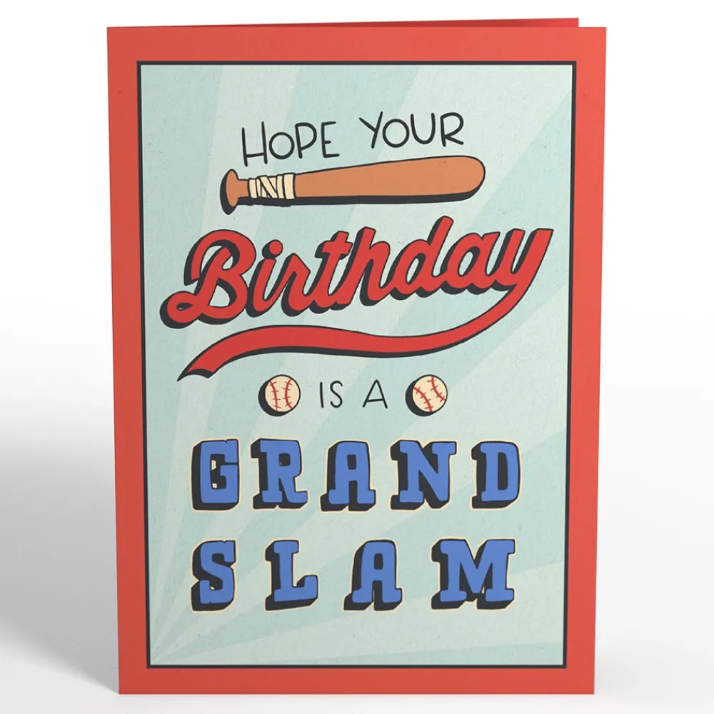 Lovepop Greeting Cards|Birthday|Grand Slam Birthday Baseball Pop-Up Card
