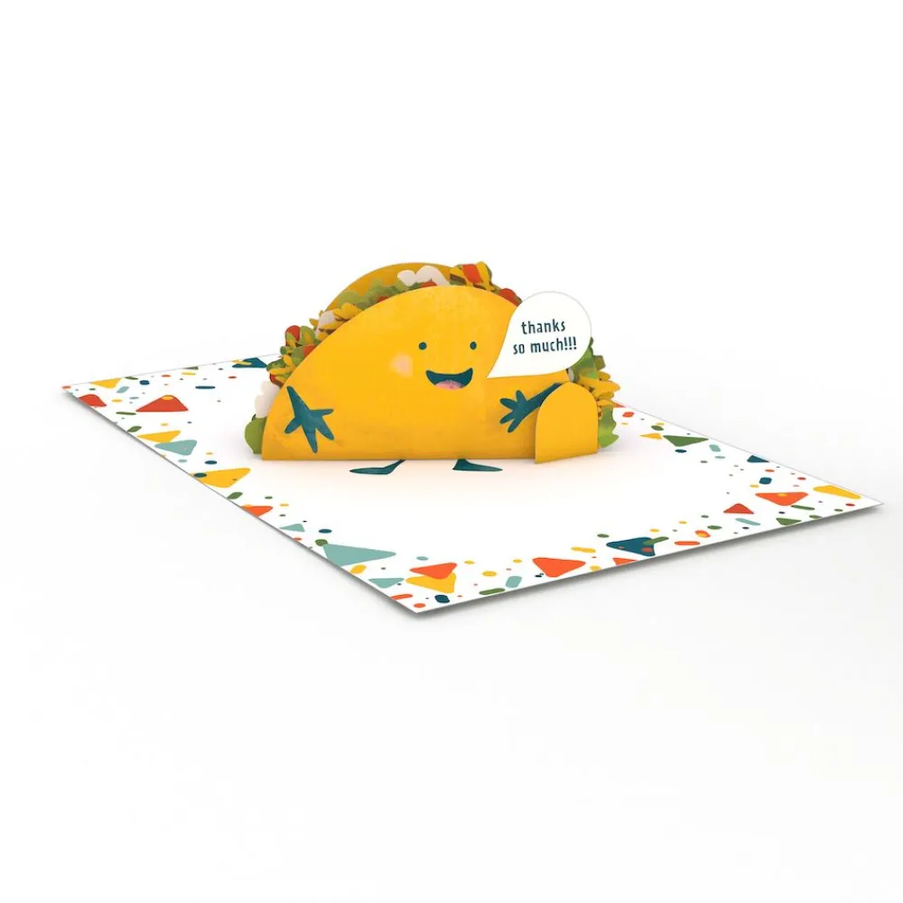 Lovepop Greeting Cards|Thank You|Grateful Taco: Paperpop® Card