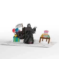Lovepop Greeting Cards|Birthday|Grim Reaper Dark Humor Birthday Pop-Up Card
