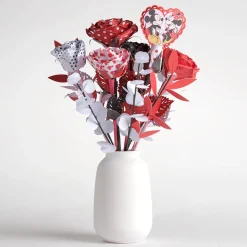 Lovepop Pop-Up Bouquets|Handcrafted Paper Flowers|Handcrafted Paper Flowers: Disney’s Mickey & Minnie Lovestruck Roses (6-Stem)