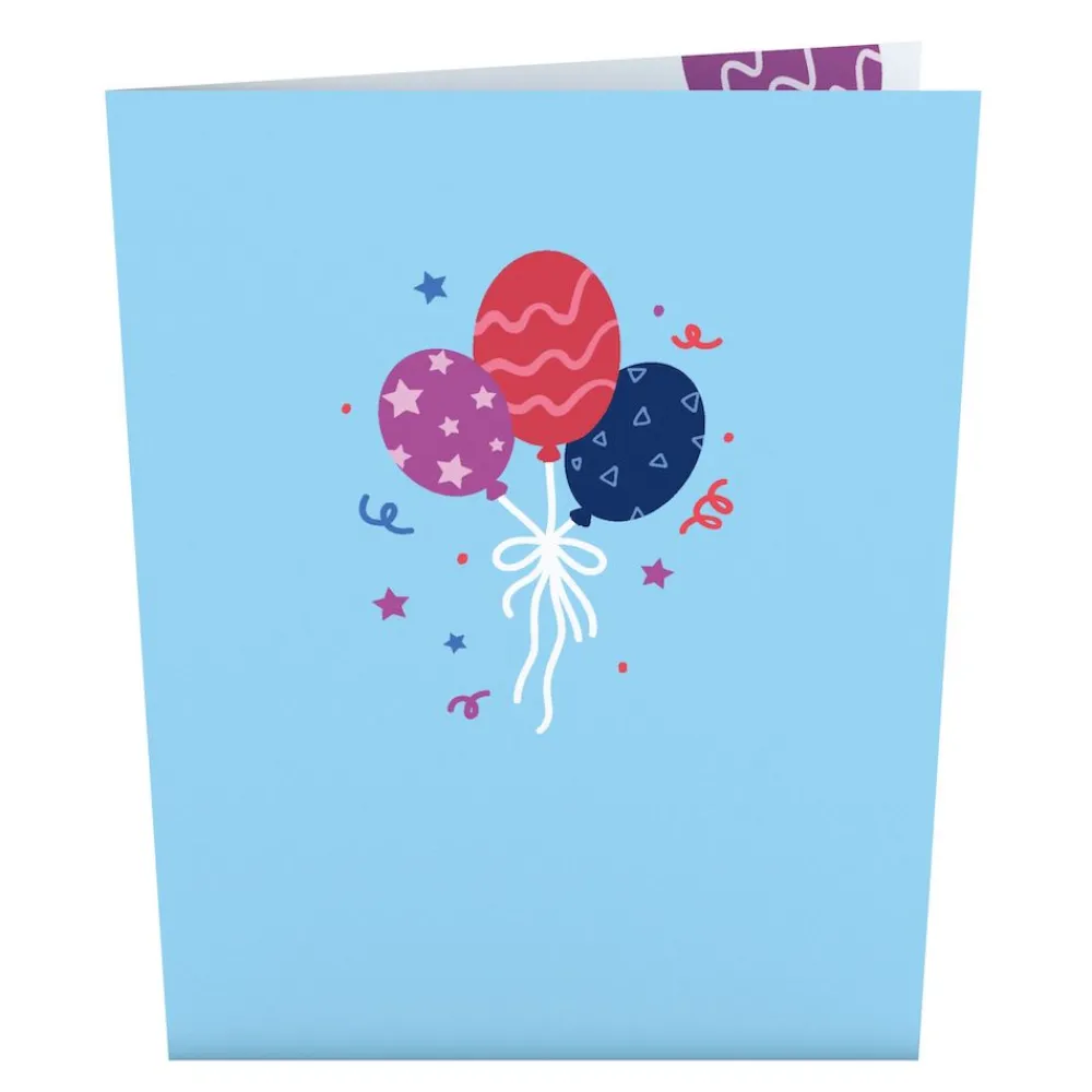 Lovepop Birthday|Happy Birthday Balloon Box: Paperpop® Card