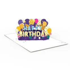 Lovepop Birthday|Happy Birthday Balloons: Paperpop® Card
