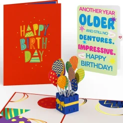 Lovepop Birthday|Happy Birthday Balloons Pop-Up Card and Sentiment Set