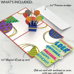 Lovepop Birthday|Happy Birthday Balloons Pop-Up Card and Sentiment Set