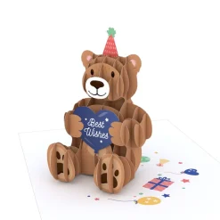 Lovepop Birthday|Happy Birthday Bear: Paperpop® Card