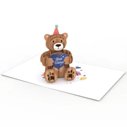 Lovepop Birthday|Happy Birthday Bear: Paperpop® Card