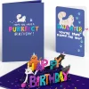 Lovepop Birthday|Happy Birthday Cats Pop-Up Card and Sentiment Set for Daughter