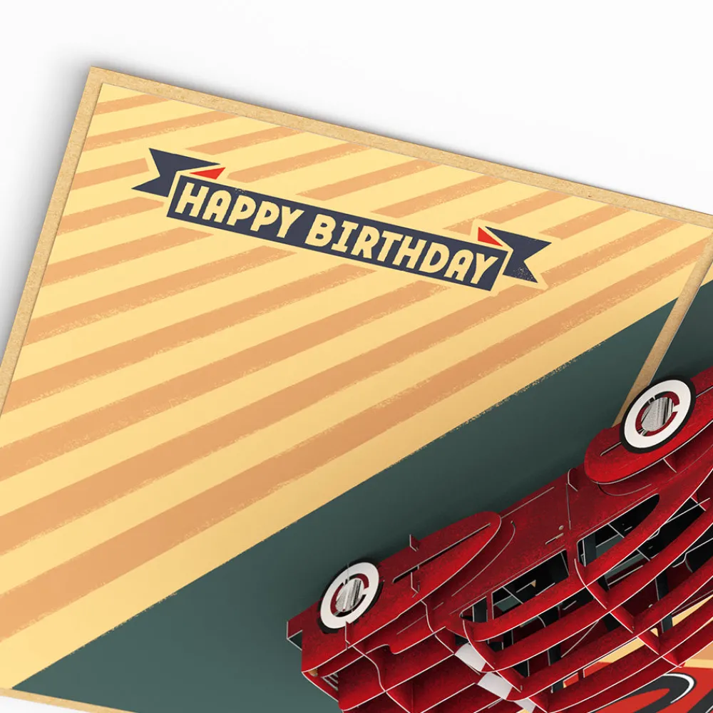 Lovepop Greeting Cards|Birthday|Happy Birthday Classic Car Pop-Up Card