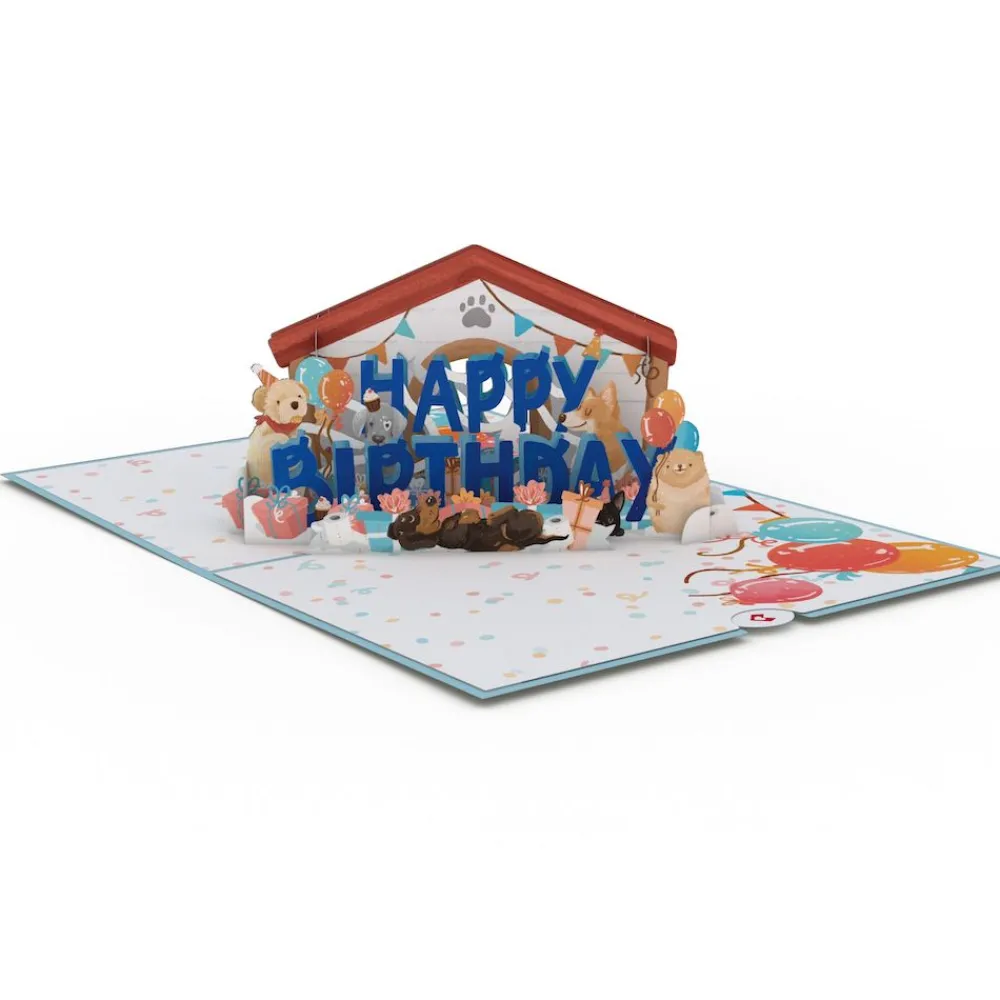Lovepop Greeting Cards|Birthday|Happy Birthday Dogs Pop-Up Card