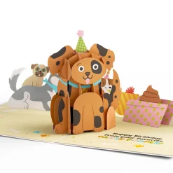 Lovepop Greeting Cards|Birthday|Happy Birthday from Your Favorite Party Pooper Dog Pop-Up Card