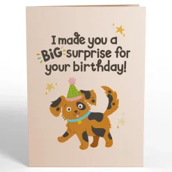 Lovepop Greeting Cards|Birthday|Happy Birthday from Your Favorite Party Pooper Dog Pop-Up Card