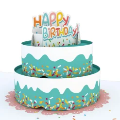 Lovepop Greeting Cards|Birthday|Happy Birthday Fun Sprinkles Cake: Paperpop® Card