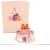 Lovepop Birthday|Her|Happy Birthday Gift Cake: Paperpop® Card