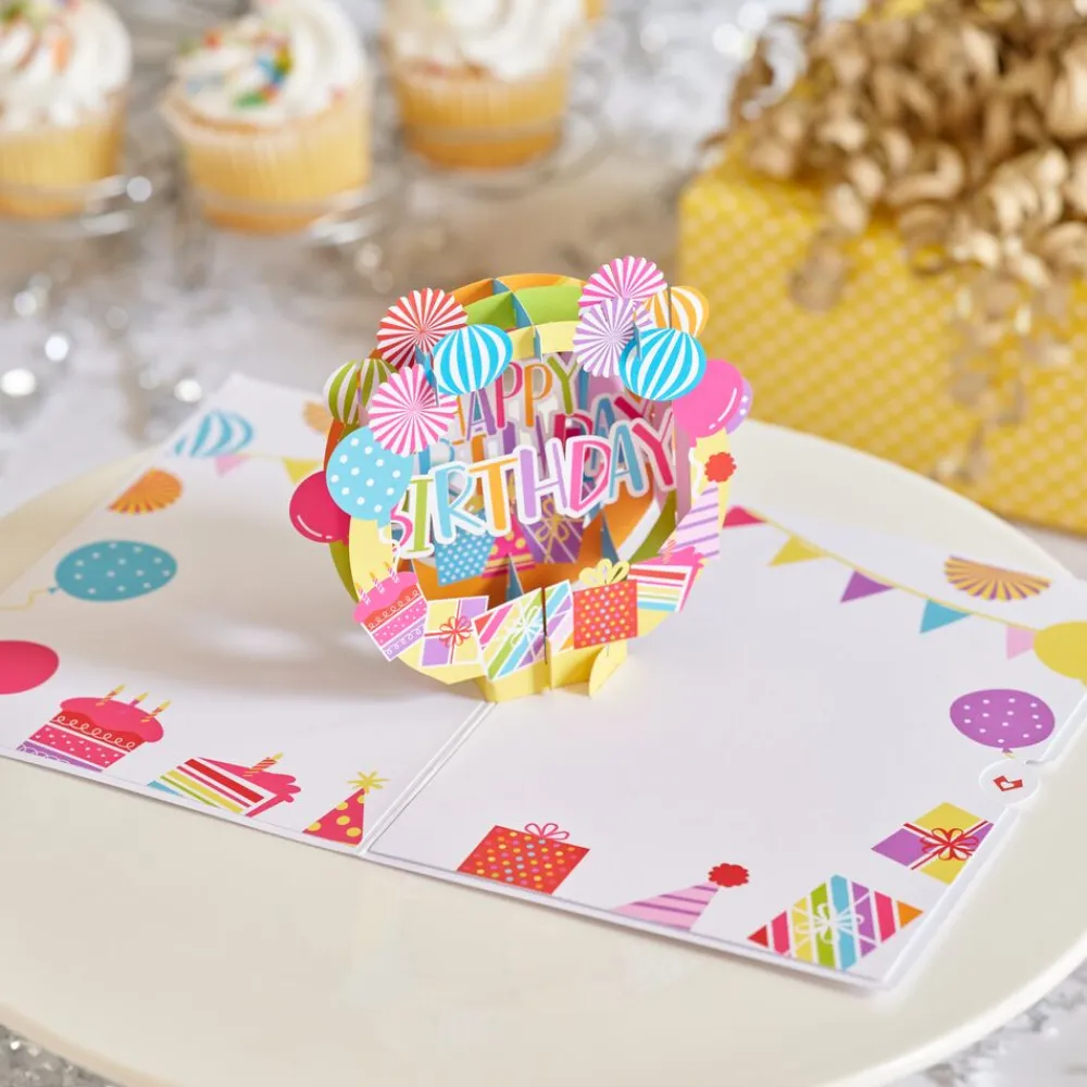 Lovepop Greeting Cards|Birthday|Happy Birthday Hooray Pop-Up Card