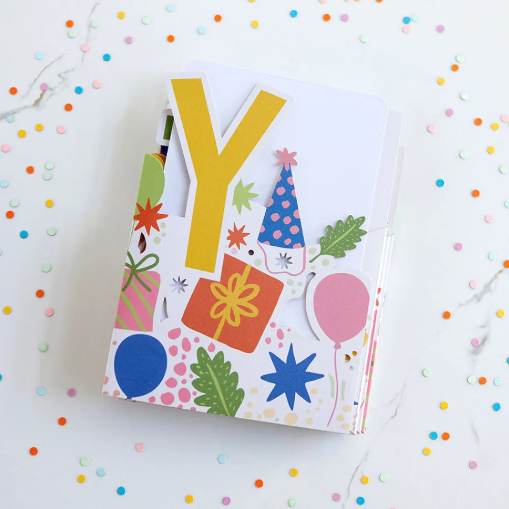 Lovepop Birthday|Her|Happy Birthday Loooooong Card™ (Expands to 2 feet)