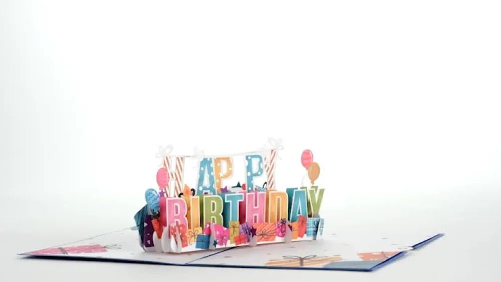 Lovepop Greeting Cards|Birthday|Happy Birthday Pop-Up Card