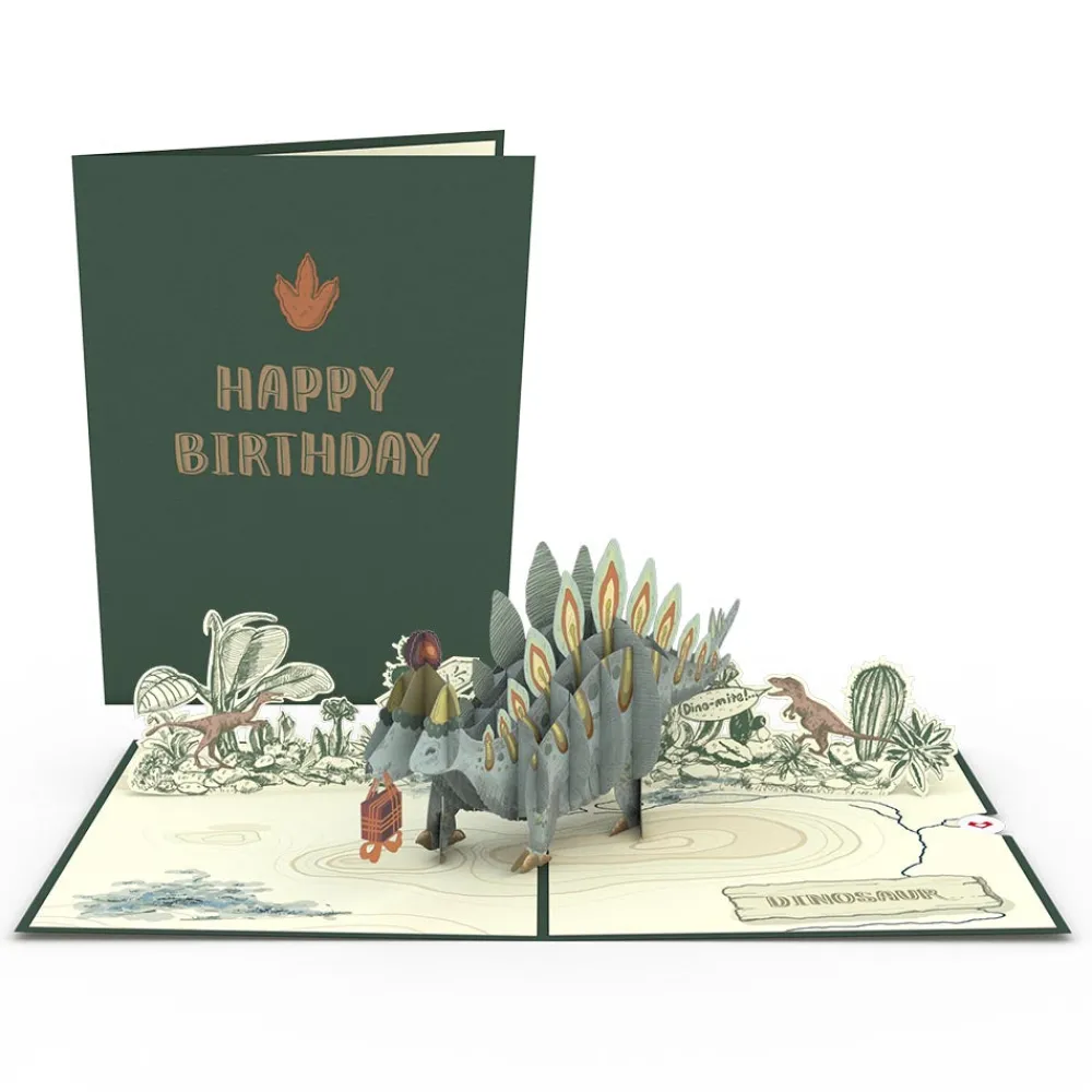 Lovepop Greeting Cards|Birthday|Happy Birthday Stegosaurus Pop-Up Card