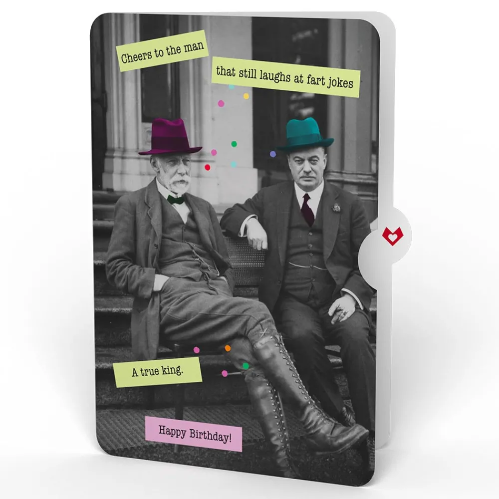 Lovepop Birthday|Happy Birthday to an Old Fart Pop-Up Card and Sentiment Set for Any Man