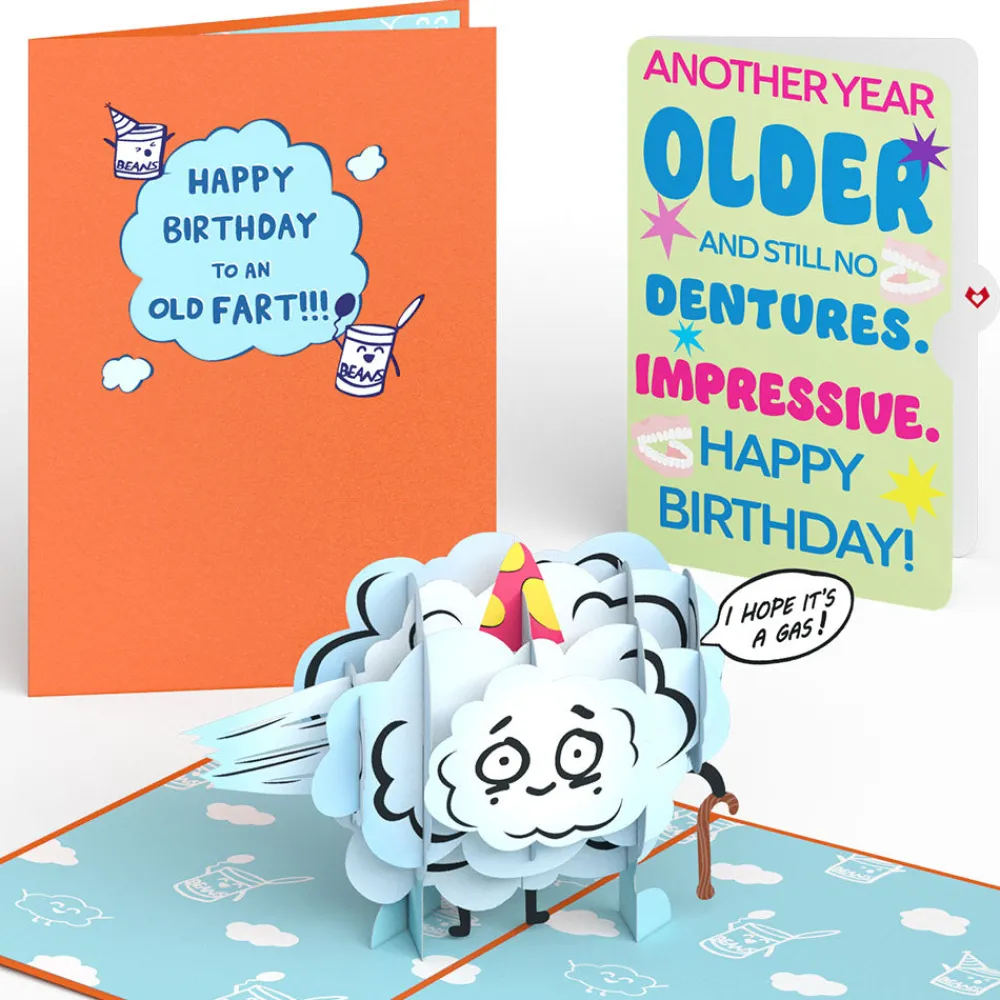 Lovepop Birthday|Happy Birthday to an Old Fart Pop-Up Card and Sentiment Set