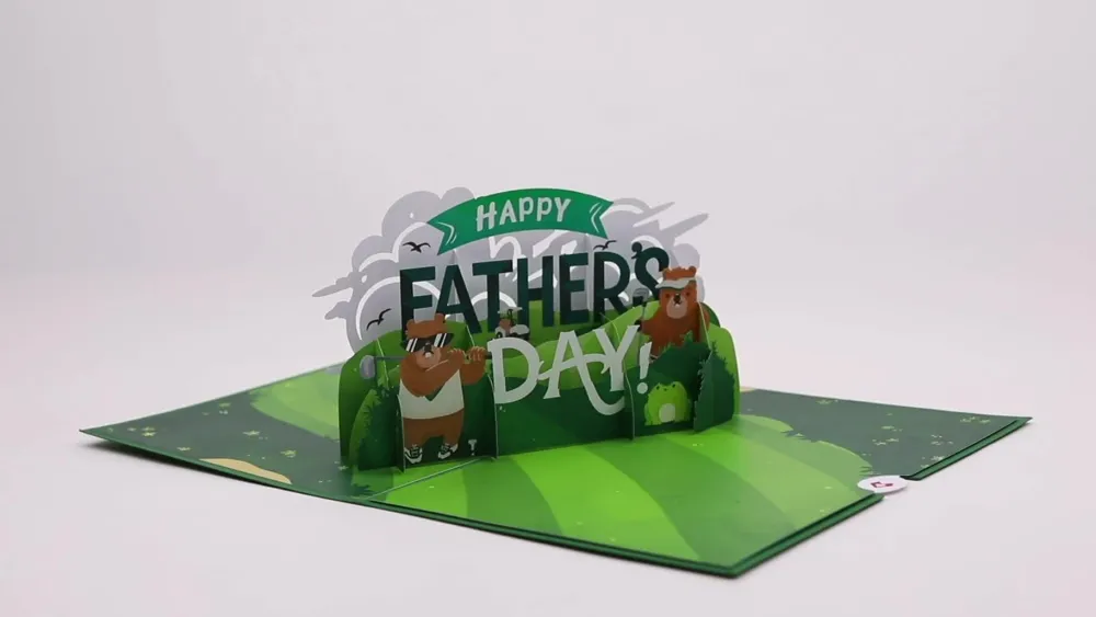 Lovepop Father'S Day 6/15|Dad|Happy Father's Day Golf Pop-Up Card