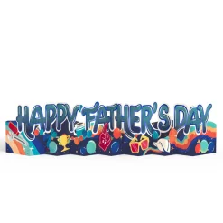 Lovepop Decor|Father'S Day 6/15|Happy Father's Day Loooooong Card™ (Expands to 2 feet)