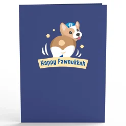 Lovepop Greeting Cards|Hanukkah 12/14|Happy Hanukkah Dog Pop-Up Card