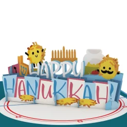 Lovepop Hanukkah 12/14|Happy Hanukkah Latkes Pop-Up Card