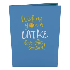 Lovepop Hanukkah 12/14|Happy Hanukkah Latkes Pop-Up Card