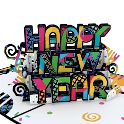 Lovepop Greeting Cards|New Year 1/1|Happy New Year Pop-Up Card