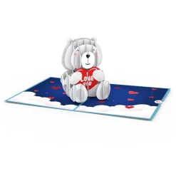 Lovepop Greeting Cards|Valentine'S Day 2/14|Happy Valentine's Day' Bear Pop-Up Card