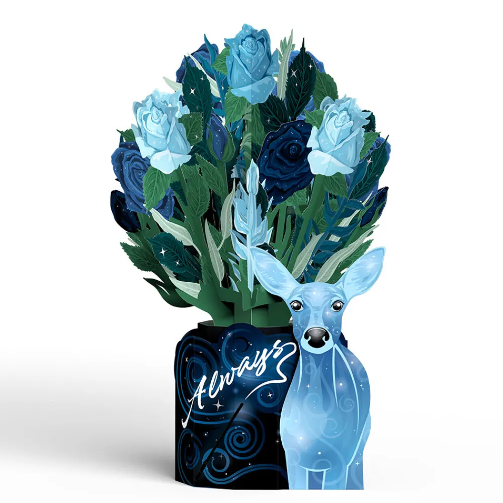 Lovepop Pop-Up Bouquets|Card & Gift Bundles|Harry Potter™ Always Pop-Up Card & Flower Buds Bouquet Bundle