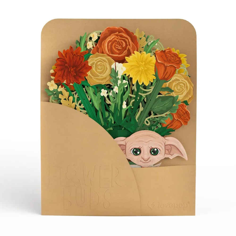 Lovepop Pop-Up Bouquets|Flower Buds|Harry Potter™ Dobby™ Flower Buds Bouquet