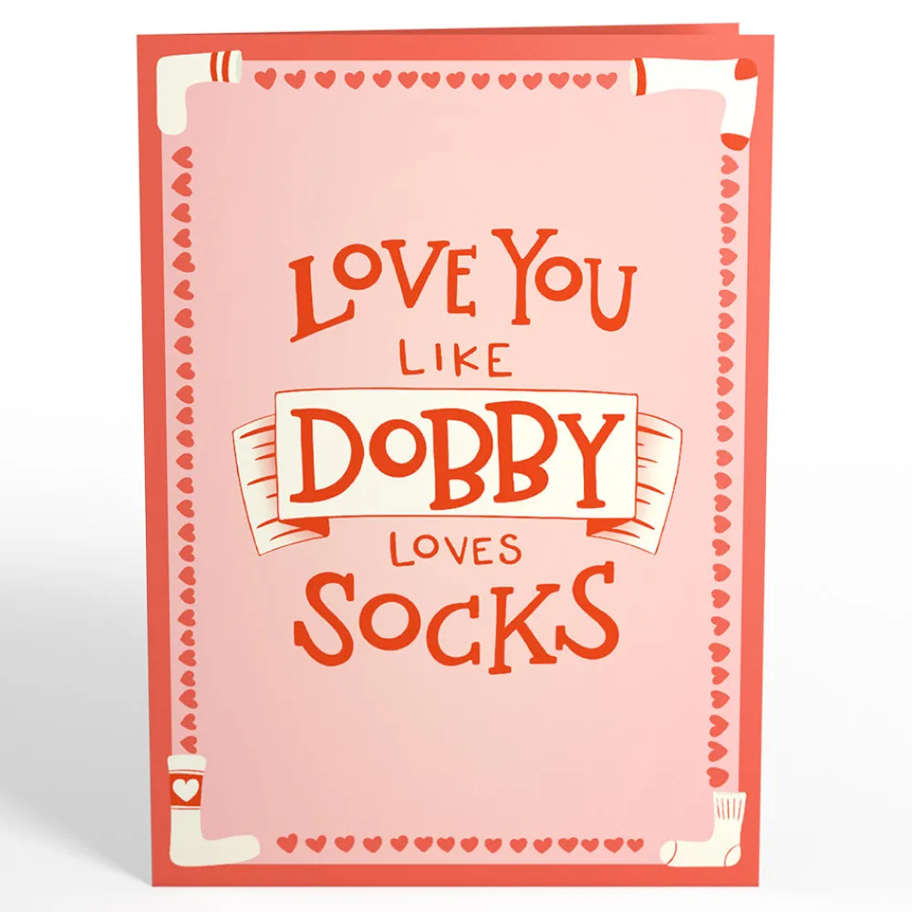 Lovepop Greeting Cards|Valentine'S Day 2/14|Harry Potter™ Dobby™ Valentine’s Day Pop-Up Card