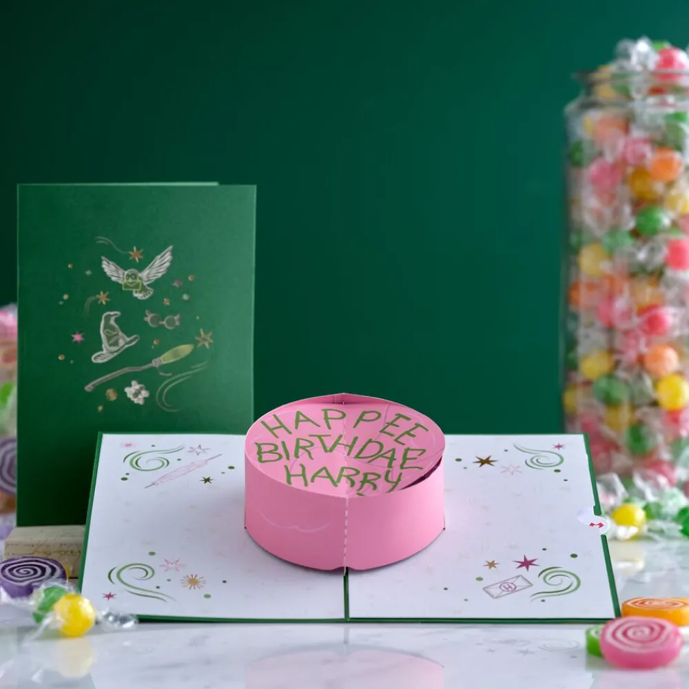 Lovepop Birthday|Her|Harry Potter™ Happee Birthdae Cake Pop-Up Card