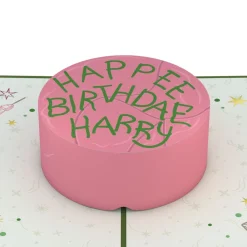 Lovepop Birthday|Her|Harry Potter™ Happee Birthdae Cake Pop-Up Card