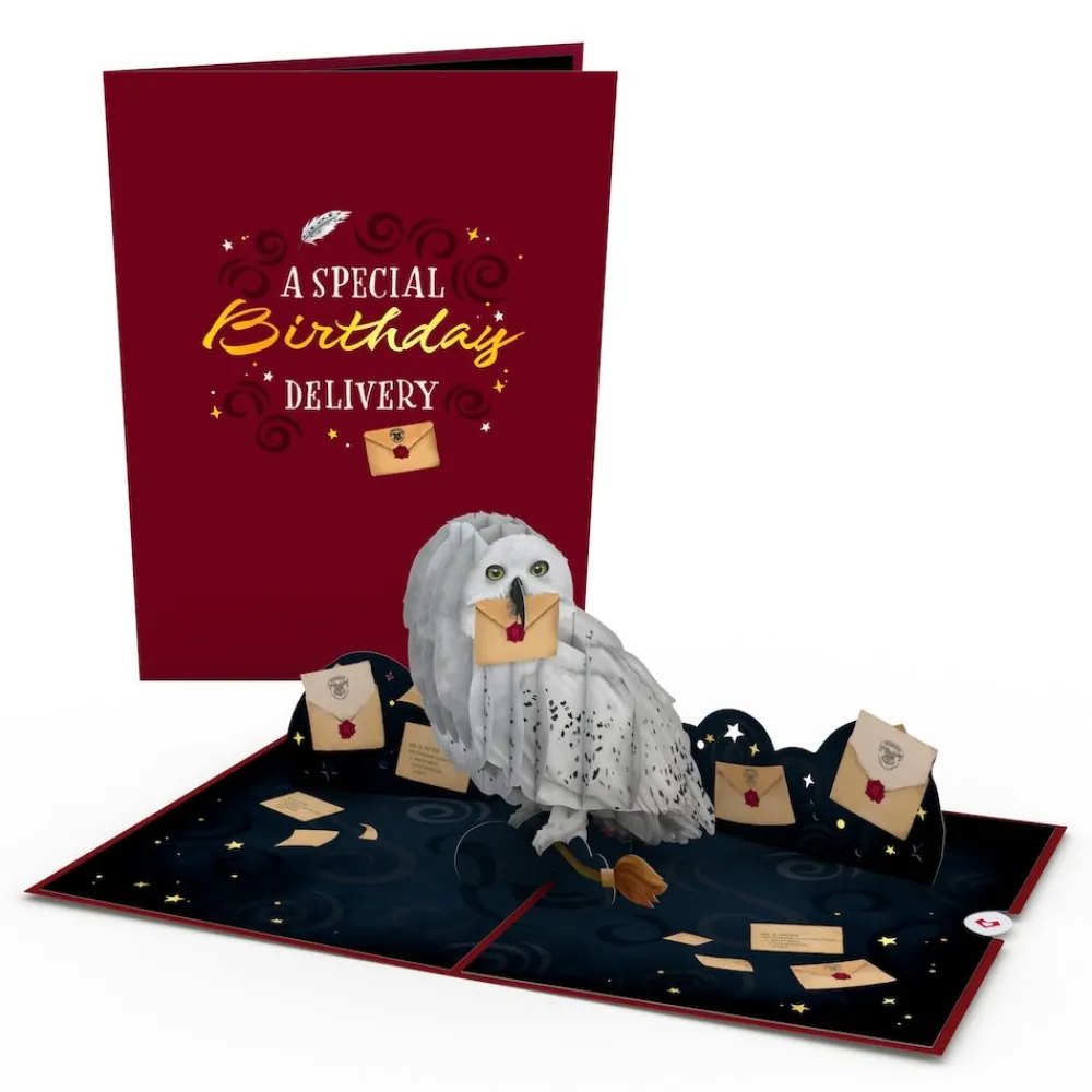 Lovepop Greeting Cards|Birthday|Harry Potter™ Hedwig™ Birthday Delivery Pop-Up Card