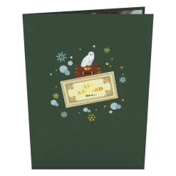 Lovepop Christmas 12/25|Kids|Harry Potter™ Holiday Hogwarts™ Express Pop-Up Card