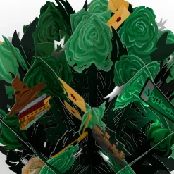 Lovepop Pop-Up Bouquets|Harry Potter|Harry Potter™ Slytherin™ Bouquet
